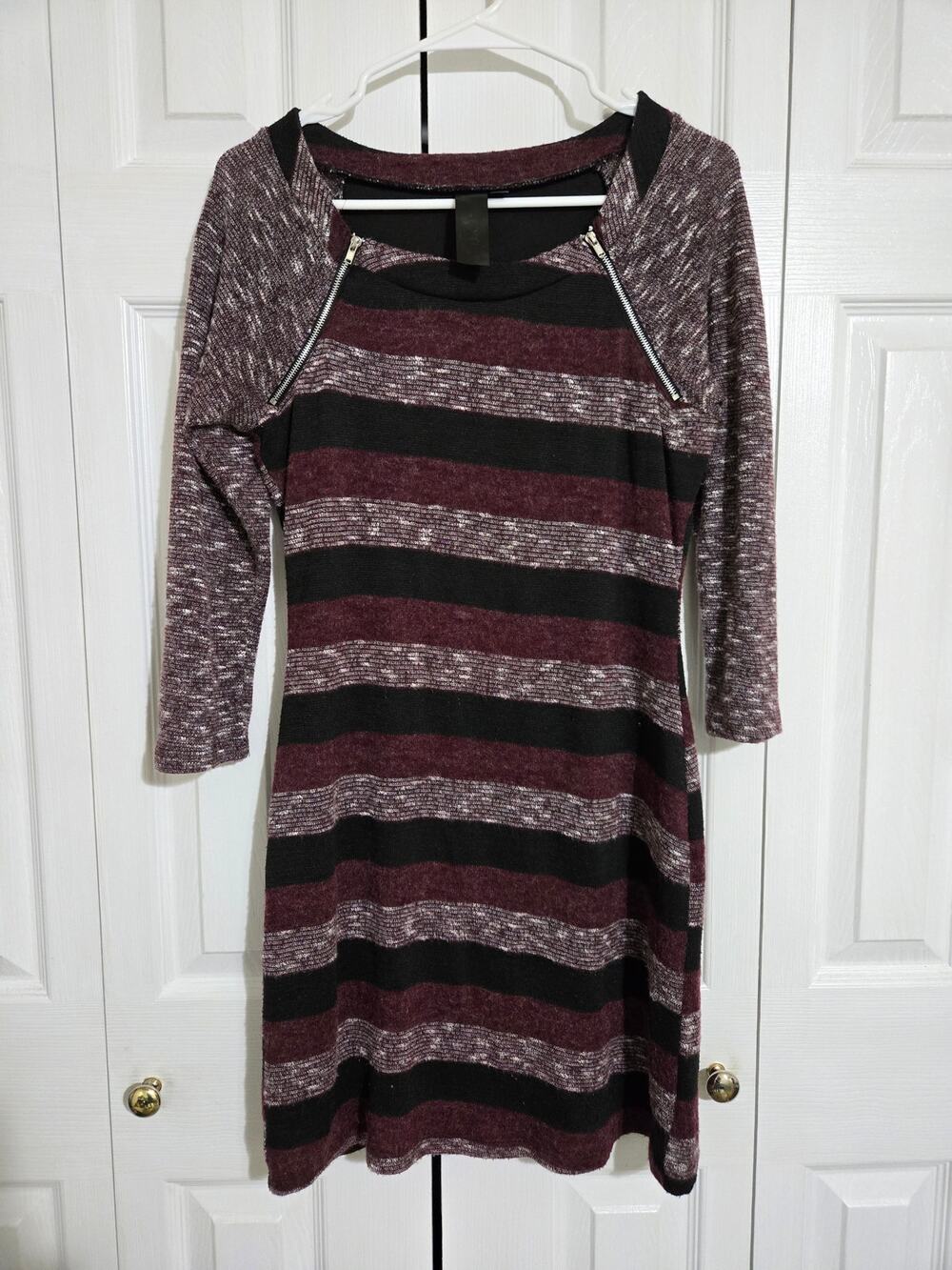 Unknown brand medium women's striped sweater dress